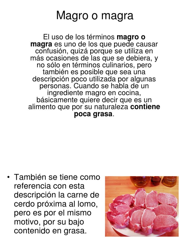 El Significado De Carne Magra Una Gu A Completa Xancouso